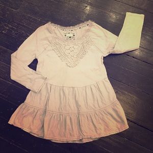 Light gray top by Anthropologie