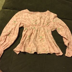 Pink and green size 4t little girl shirt