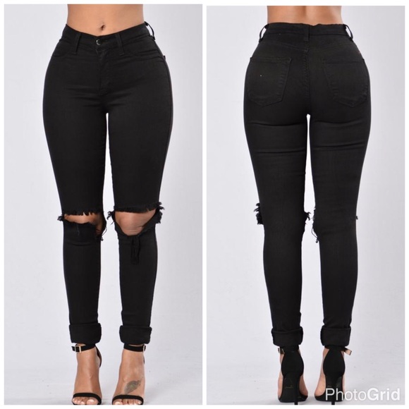 Fashion nova clean break jeans