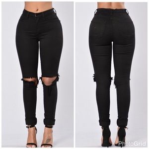 Fashion nova clean break jeans