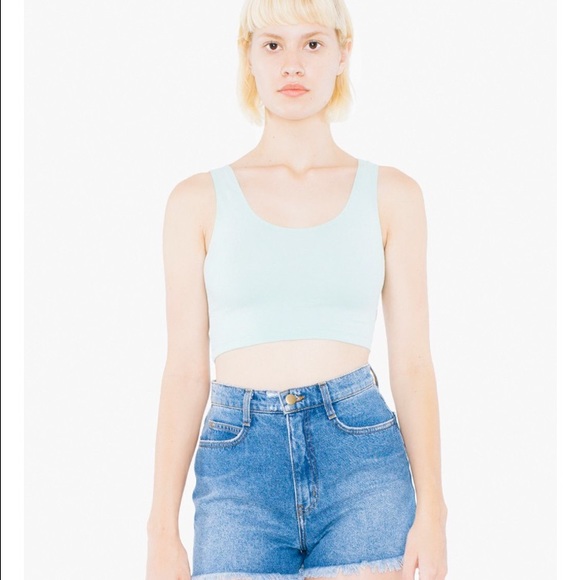 AA cotton spandex crop tank size medium
