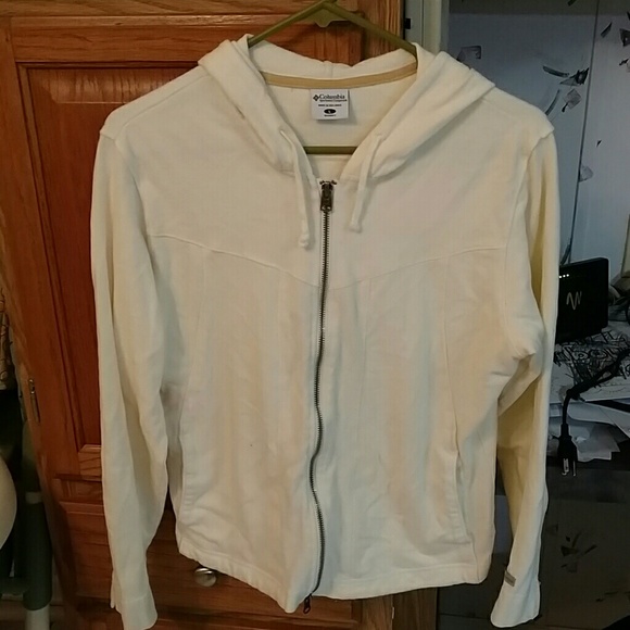 Columbia zip up with hood