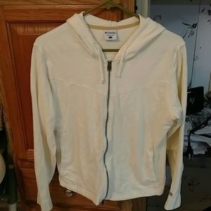 Columbia zip up with hood
