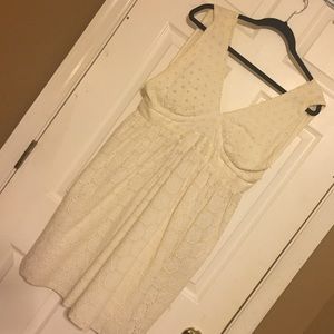 Eyelet and Lace Anna Sui Dress