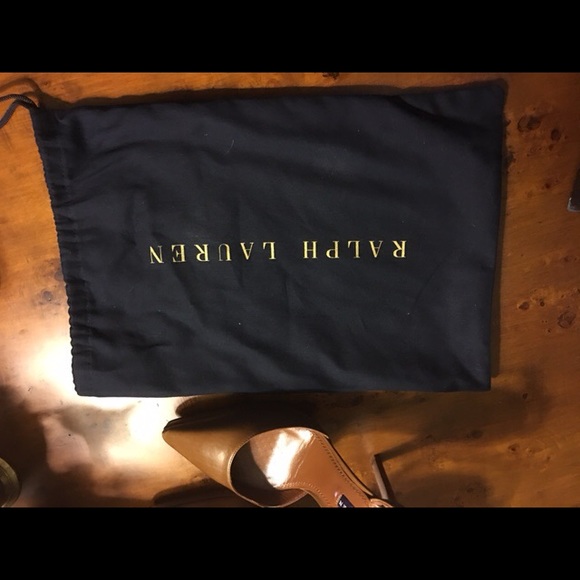 Ralph Lauren Collection Purple Label Cognac heels