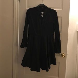 Long sleeve black dress from express Sz 12