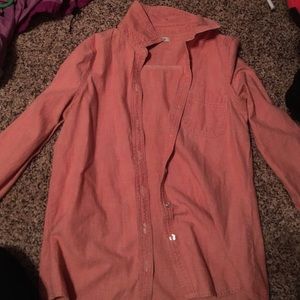 Light pink button down