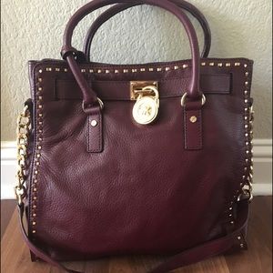 Michael Kors Large Hamilton Leather Tote