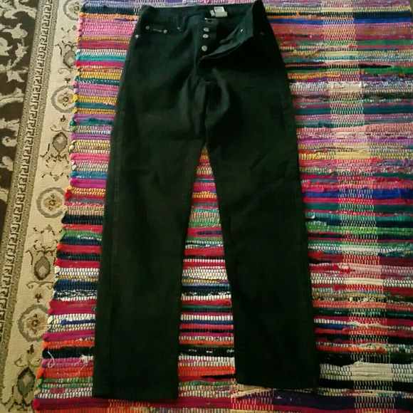 Calvin Klein black vintage button fly - Picture 2 of 3