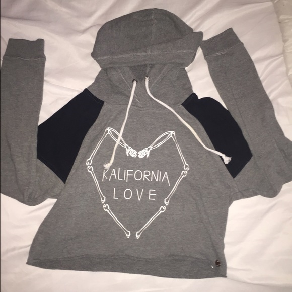 Kendall and Kylie crop top hoodie size small