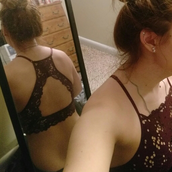 Aerie Maroon Bralette - Picture 3 of 3