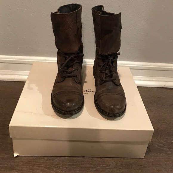 All Saints combat boots