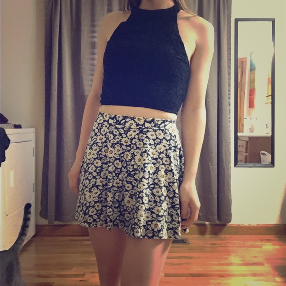 High Waist Daisy Skirt