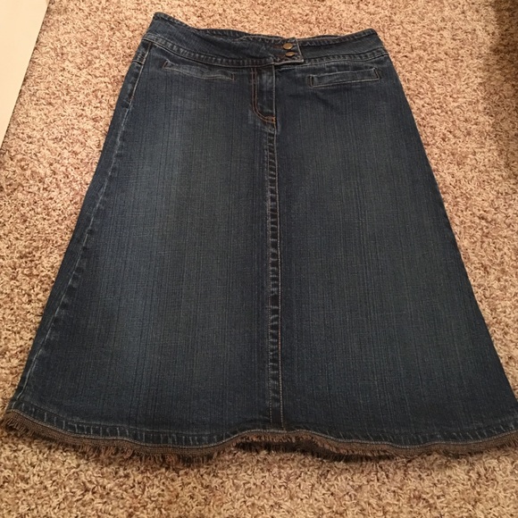Denim skirt