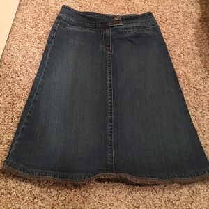 Denim skirt