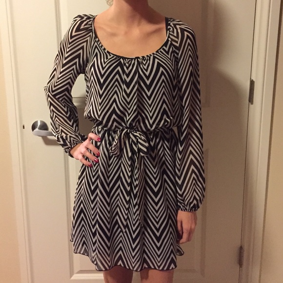 Black and White Dress
