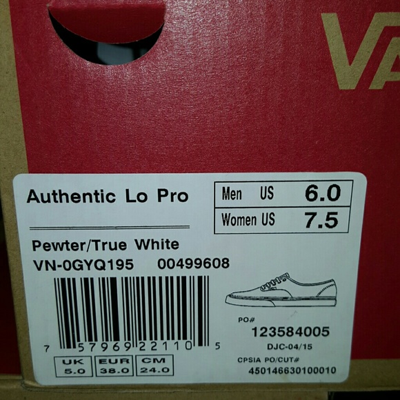 🆕Vans Authentic Lo Pro Skate Shoes Unisex - Picture 2 of 6