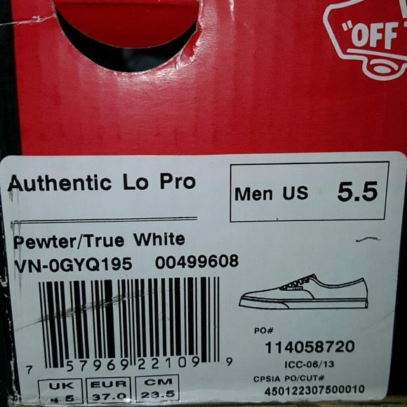 🆕Vans Authentic Lo Pro Skate Shoes Unisex - Picture 3 of 6