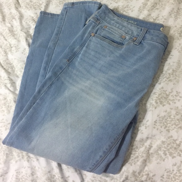 Light wash jeans
