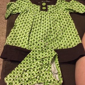 Newborn dress and diaper cover