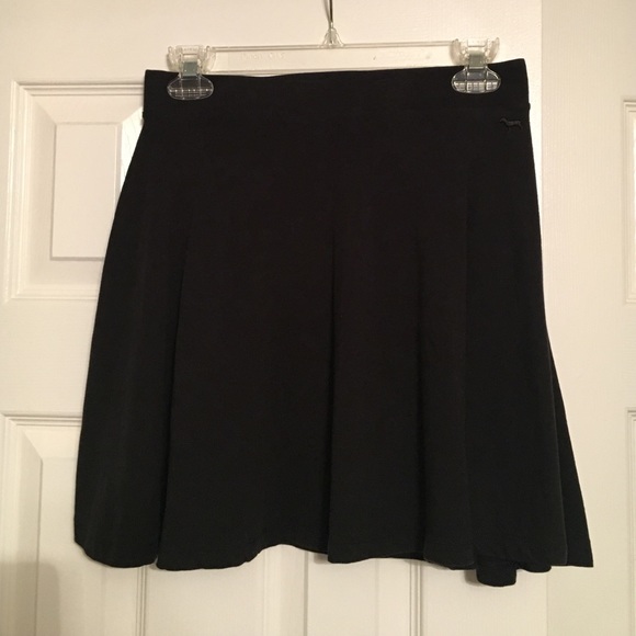 Black Pink Skater Skirt