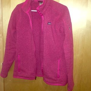 Like new Patagonia better sweater in pink!