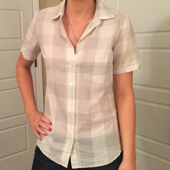 J crew short sleeve button down