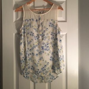 Lauren Conrad floral blouse
