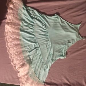 Teal shirt