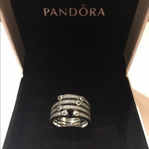 Pandora Shimmering Ocean Mint & Clear CZ