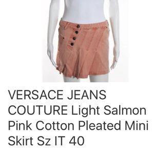 Versace Skirts - VERSACE JEANS COUTURE MINI SKIRT SZ IT 40 Versace Skirts - VERSACE JEANS COUTURE MINI SKIRT SZ IT 40