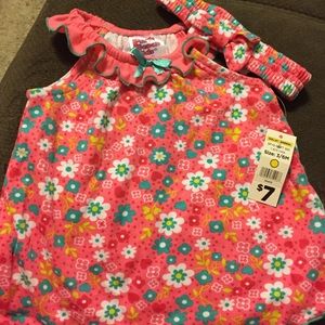 Shirt with matching headband