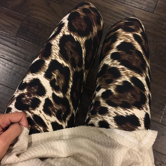 Viscosity Pants - 🔃Leopard Knit Leggings
