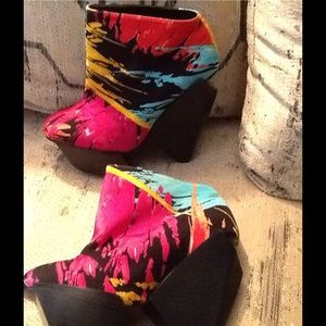 Colorful booties Brand New