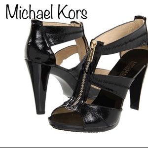 Michael Kors Patent Leather T-Strap Sandal