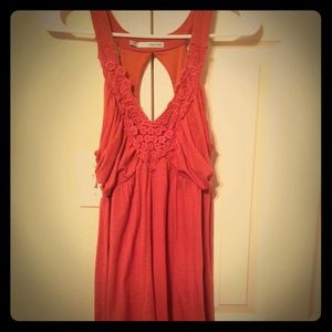Burnt orange Maurice's dress