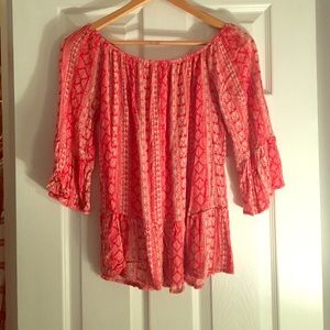 Off the shoulder Francesca blouse