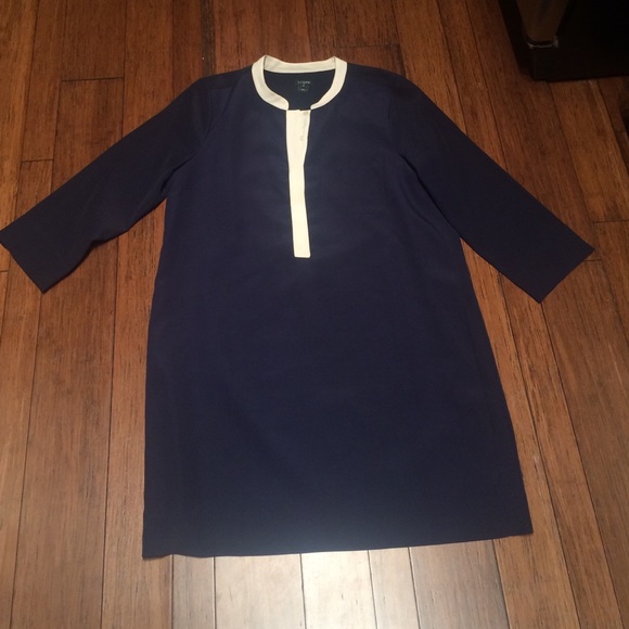 J.Crew Blue Shirt Dress 10