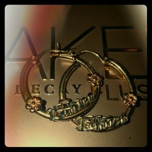 Gold Quinceañera Earrings