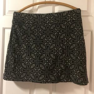 Dressy, comfy skirt with hidden attached shorts.