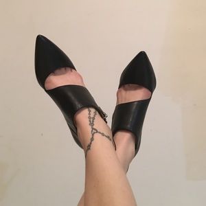 SOLD Jessica Simpson Zip-Up Peek-a-Boo Stillettos