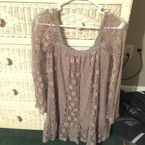 Tan dress shirt