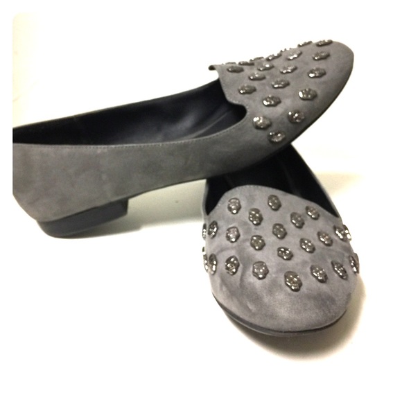 Rock and republic slip ons with skulls