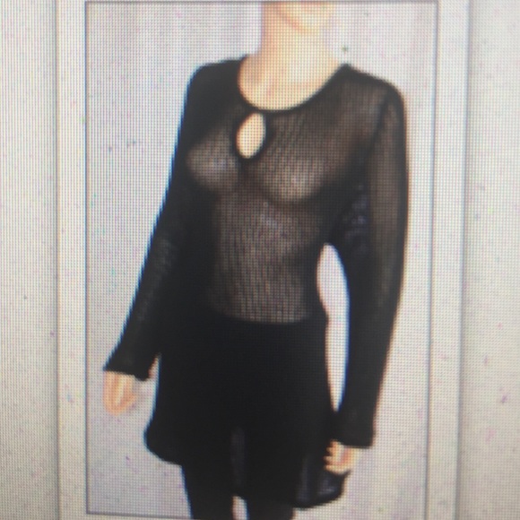 SW1012-INC Intl. Concept large see thru knit