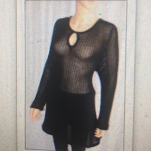 SW1012-INC Intl. Concept large see thru knit