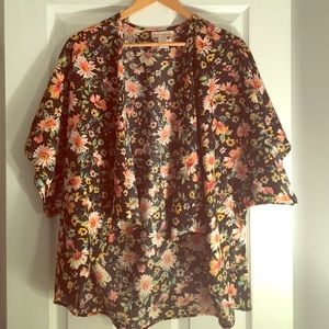 Floral kimono