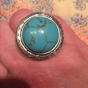 Lucky Brand silver ring size 8