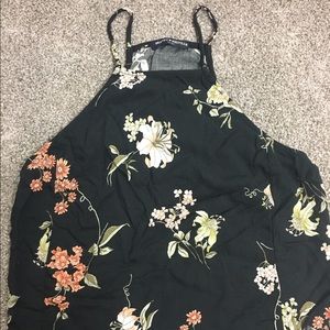 Brandy Melville floral tank top