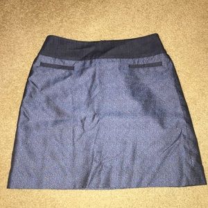 Blue Shimmery Skirt from Loft