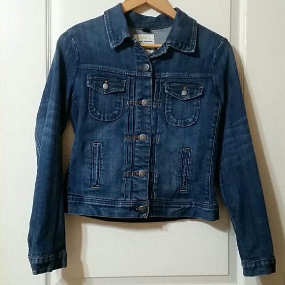 J. CREW DARK DENIM JACKET SIZE X-SMALL